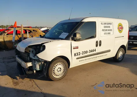 2021 Ram Promaster City Tradesman z USA, uszkodzony, nr VIN ZFBHRFABXM6U13481